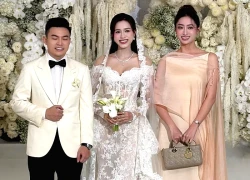 Dàn sao đổ bộ đám cưới Đỗ Hà: Đỗ Mỹ Linh đơn giản mà sang hết nấc, Lương Thuỳ Linh và dàn Hoa - Á hậu đọ sắc tưng bừng