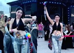 Em gái Văn Toàn khoe visual trắng phát sáng khi đi đu concert G-DRAGON