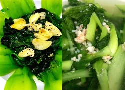 Loại rau giá rẻ bèo, được coi là 'vua canxi', bán đầy chợ Việt, chế biến thành nhiều món ngon