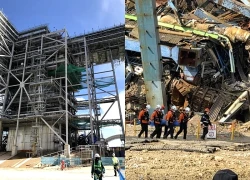 Sập tháp nhà máy nhiệt điện ở Hàn Quốc: Phát hiện thi thể 2 công nhân