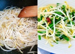 Xào giá đỗ đừng cho trực tiếp, thêm một bước giá vừa giòn lại không bị ra nước hay mềm nhũn