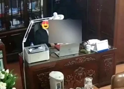 Công an làm rõ clip nghi lãnh đạo trường THPT thân mật với phụ nữ