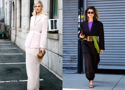 Khoác blazer thôi chưa đủ, thêm thắt lưng mới thật sành điệu