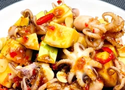 Bạch tuộc làm theo cách này ngon "không lối thoát"