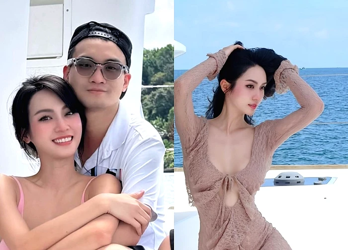 Cận cảnh gương mặt "không app" của bạn gái thiếu gia Đức Phạm gây bàn tán