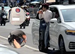 Diệp Lâm Anh xuất hiện ở đồn công an, cầm vi bằng, chơi tất tay chồng cũ?