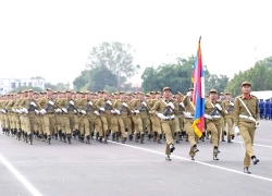Lào sẵn sàng cho buổi diễu binh diễu hành chào mừng 50 năm Quốc khánh