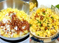 Món ngon ngày lạnh: Đừng chỉ rang thông thường, thử ngay cách làm cơm rang 'vét tủ lạnh' siêu ngon, lạ miệng