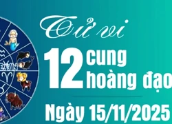 Tử vi 12 cung hoàng đạo thứ Bảy ngày 15/11/2025: Cự Giải bị dồn vào đường cùng