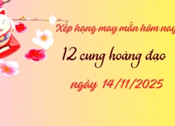 Xếp hạng may mắn tử vi 12 cung hoàng đạo ngày 14/11/2025: Bạch Dương "va" phải đỉnh mệnh