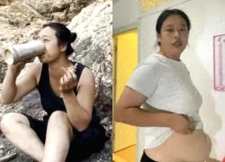 Cô gái ăn 50 con chuột, giảm 14 kg khi thi sinh tồn ở Trung Quốc