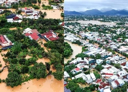 Lũ lên quá nhanh, Tây Nha Trang ngập sâu, lực lượng cứu hộ gấp rút ứng cứu dân