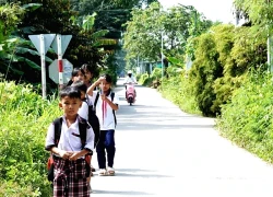 Một ấp đồng bào Khmer nổi tiếng khi có 200 nhà giáo