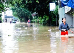 Mưa to gây ngập lụt cục bộ tại phường Quy Nhơn Đông