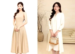 Nhẹ như mây trong từng bước đi với đầm linen