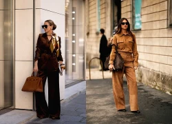 Quần da lộn diện đi làm đi chơi đều đẹp