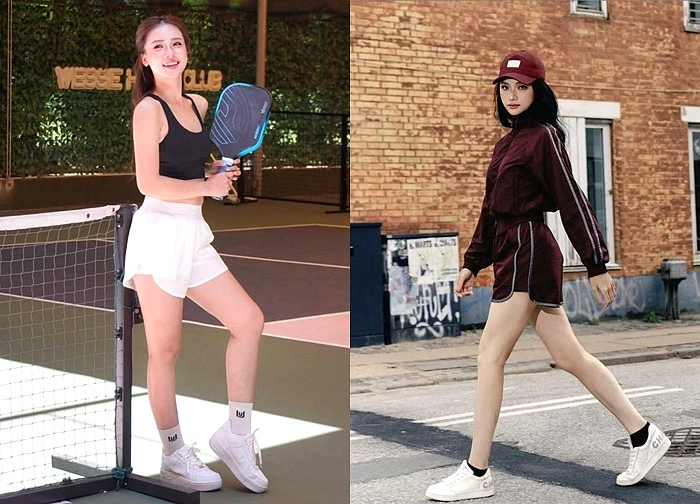 Tạo phong cách không đụng hàng với giày sneaker trắng