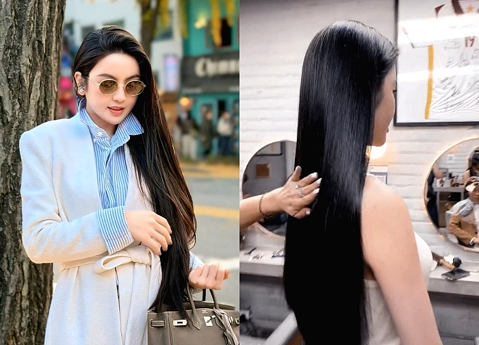 Vợ Quang Hải khoe bộ tóc nặng 3kg, bị nói làm lố Vợ Quang Hải khoe bộ tóc nặng 3kg, bị nói làm lố