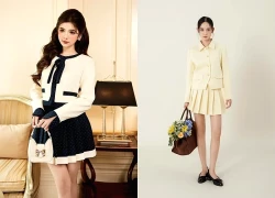 Áo khoác và chân váy, bộ đôi 'bất bại' trong mùa lạnh