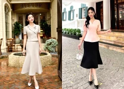 Chân váy đuôi cá và giày cao gót, tôn vẻ đẹp kiêu sa cho quý cô