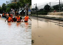 Mưa lũ diễn biến phức tạp ở miền Trung, loạt chuyến tàu phải dừng chạy