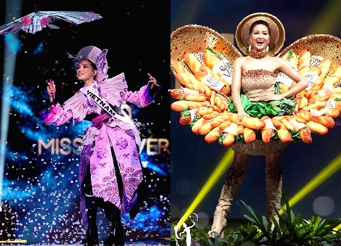 Những bộ trang phục truyền thống từng gây sốt của mỹ nhân Việt tại Miss Universe