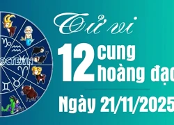 Tử vi 12 cung hoàng đạo thứ Sáu ngày 21/11/2025: Xử Nữ ghi điểm với cấp trên, Ma Kết quá máy móc