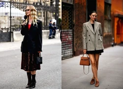Áo khoác và váy, 'lệch tông' nhưng tạo chuẩn mốt mới