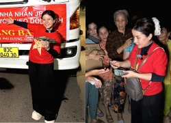 Bà Nhân Vlog cứu trợ bão lũ gây tranh cãi: Hành động đáng quý hay chỉ để "diễn"?