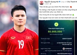 Hành động đẹp của Quang Hải