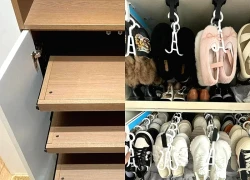 Lối vào chỉ 0,5m nhưng chứa được 80 đôi giày: Thiết kế tủ giày khiến ai ở căn hộ nhỏ cũng muốn học theo