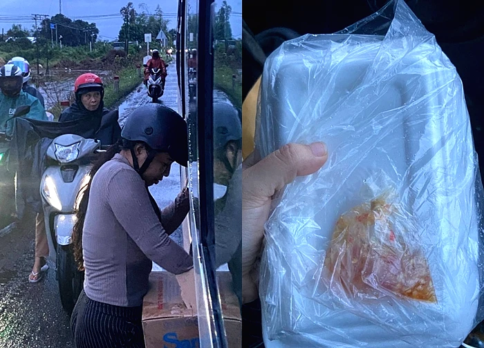 Những bữa ăn nhận từ cửa xe đặc biệt nhất cuộc đời