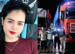 Nữ tài xế lái xe tải 50 tấn từ Nghệ An ra Đắk Lắk cứu trợ