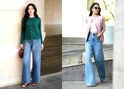 Quần jeans và áo tweed, áo khoác da... những cặp đôi ăn ý nhất mùa lạnh