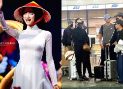 "Team qua đường" bắt gặp Hương Giang lặng lẽ về nước, nhân vật kè kè sát rạt gây chú ý