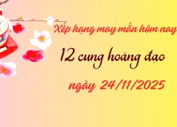 Xếp hạng may mắn tử vi 12 cung hoàng đạo ngày 24/11/2025: Song Tử và Cự Giải "tuyệt đối điện ảnh"