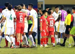Cầu thủ CAHN và Bắc Kinh Quốc An lại xô xát sau án phạt