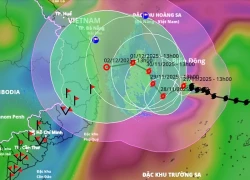 Bão số 15 Koto vẫn giật cấp 15, bắt đầu chu trình đi chậm và đảo hướng bất thường