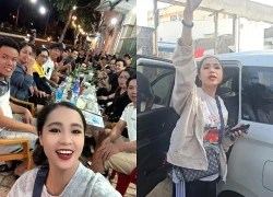 Bích Trâm đi cứu trợ lũ, bị dân mắng "làm màu" vì mang dàn YouTuber gây náo loạn