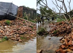 Hiện trường hư hại ở Hoàng thành triều Nguyễn sau mưa lũ lịch sử