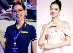 Hoa hậu Việt cao 1,86m nói tiếng Anh "như gió" gây chú ý ở diễn đàn kinh tế