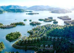 Trải nghiệm du thuyền hạng sang quanh 108 đảo của hồ Núi Cốc