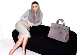 Kim "siêu vòng ba" hứng chỉ trích vì xách túi Hermès da voi hiếm