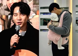 Lee Seung Gi khoe ảnh con gái, trải lòng về nỗi lo của một người cha