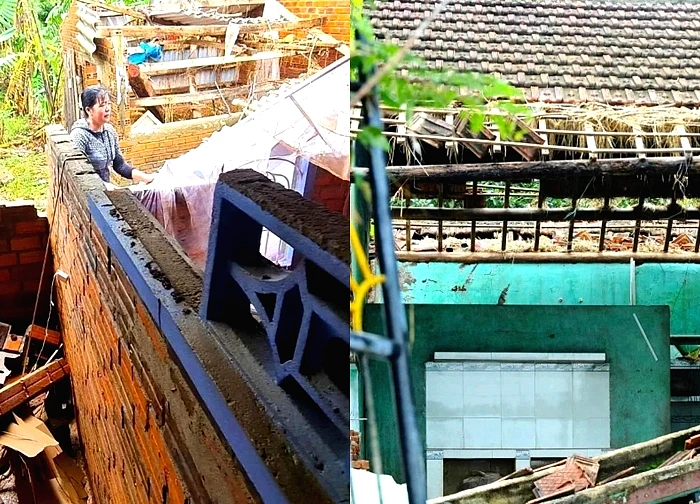 'Lũ rút, tài sản của gia đình tôi còn... cái nền nhà'