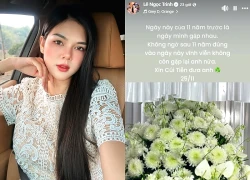 Ngọc Trinh tiễn đưa bạn trai cũ qua đời