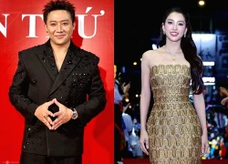 Trấn Thành và dàn hoa hậu dự bế mạc LHP Việt Nam