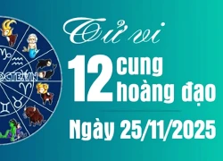 Tử vi 12 cung hoàng đạo thứ Ba ngày 25/11/2025: Xử Nữ bị đối thủ chơi xấu, Ma Kết thuận buồm xuôi gió
