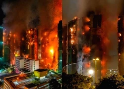 Vụ cháy chung cư ở Hong Kong (Trung Quốc): Bắt giữ 3 nghi phạm bị cáo buộc ngộ sát