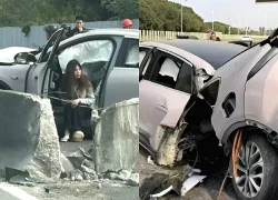 Chiếc xe điện gãy gập đuôi sau va chạm ở Thượng Hải, pin vẫn nguyên vẹn